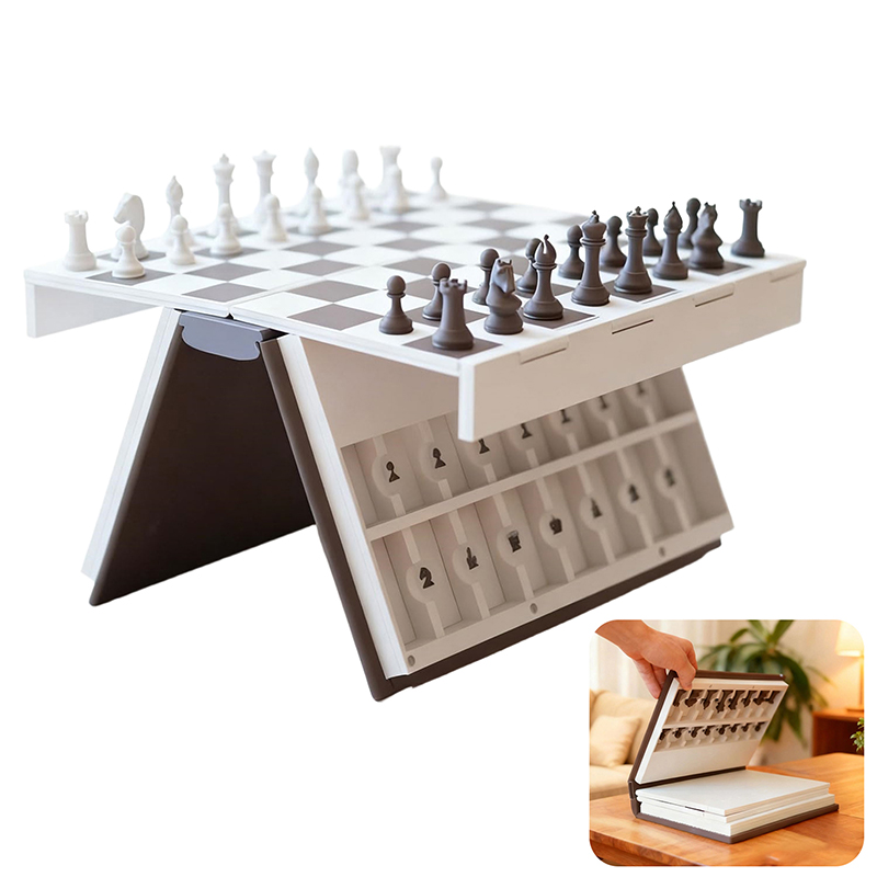 Board Game Print - Chess Set 3D Printed Book Folding