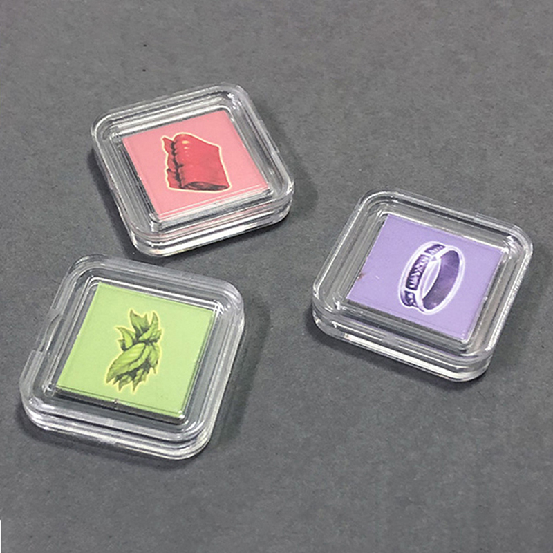 Board Game Vector - 10PCS Square Clear Plastic Protector Containers