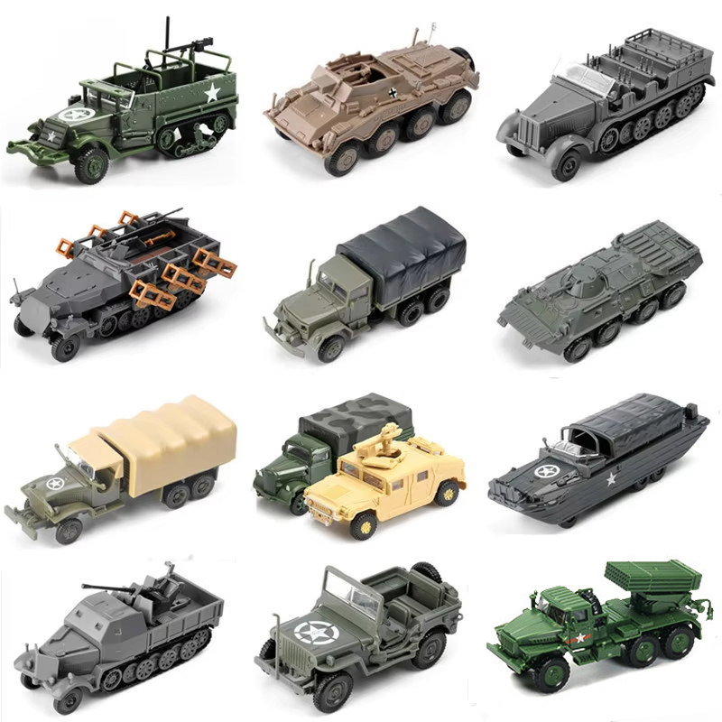 Board Game Simple - 4D 1/72 Military Vehicles Assembly Puzzle