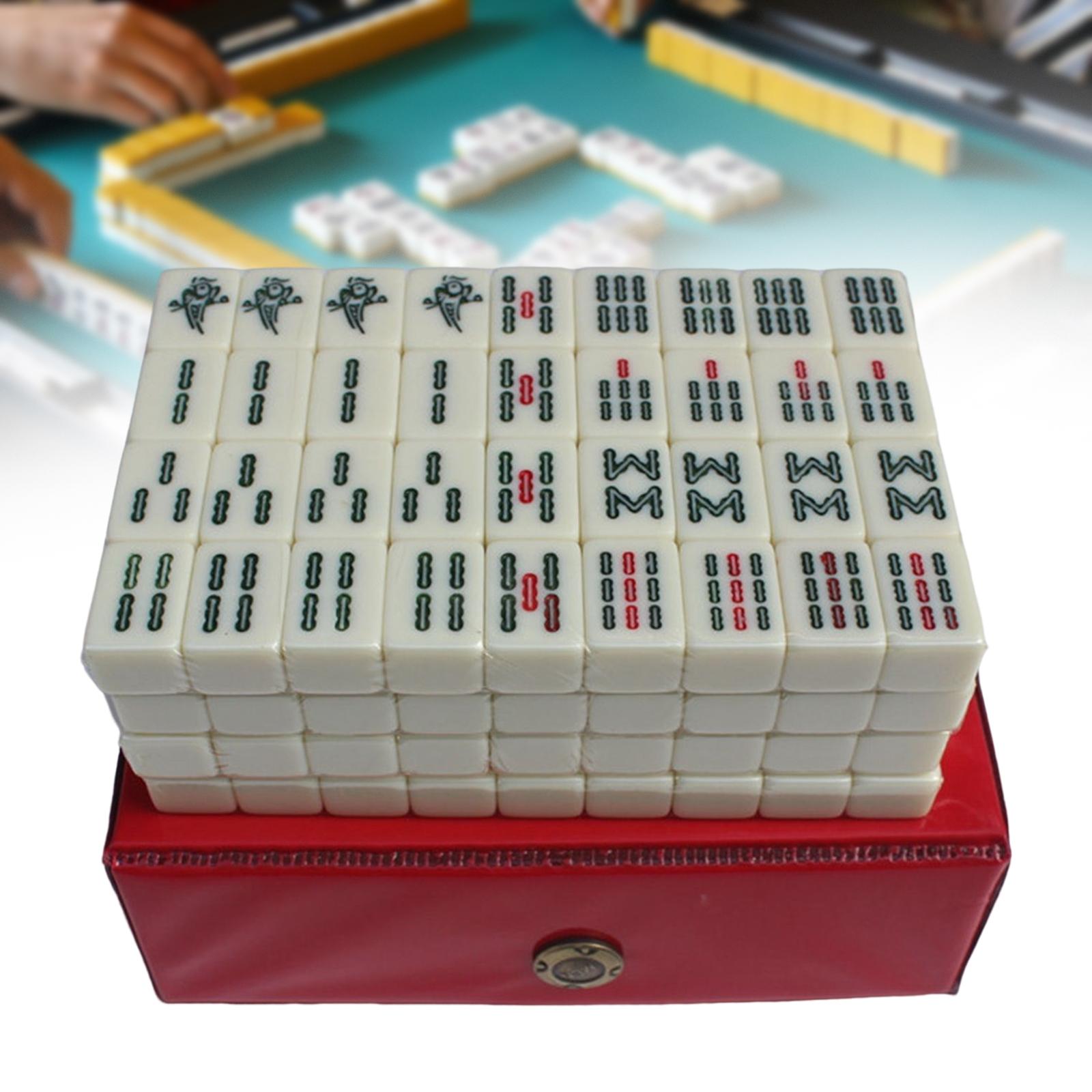 Board Game Jenga - Portable Complete Mahjong Game Set Board