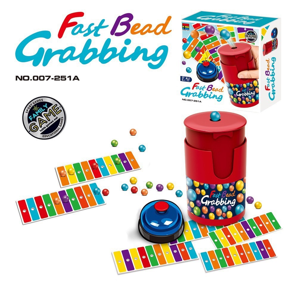 Board Game Strategi - Fast Bead Grabbing Board Game for