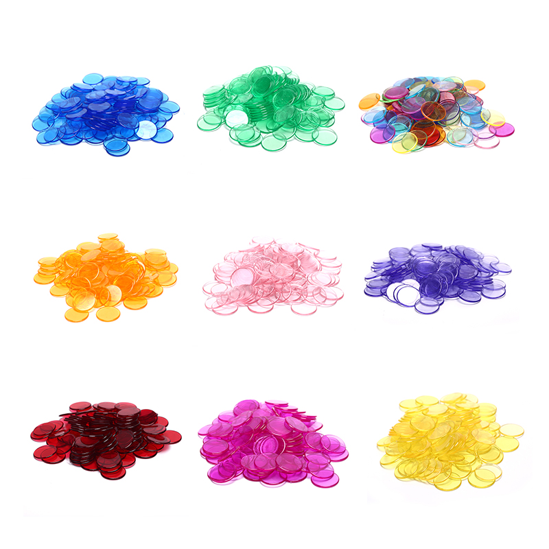 Board Game Vector - 100pcs Math Teaching Activity White 19mm