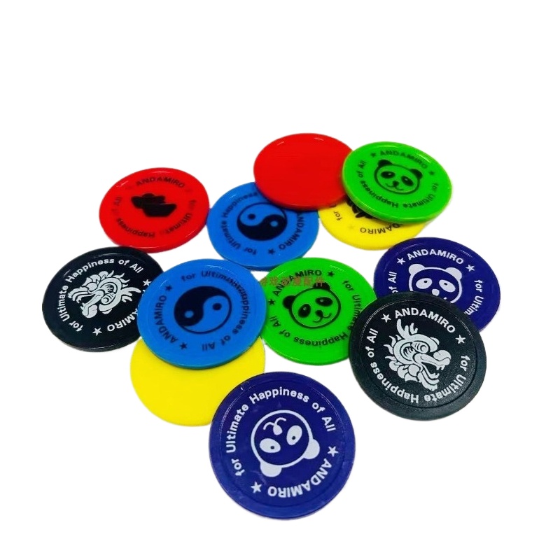 Board Game Viral - 500pcs Custom Plastic Token Coins for