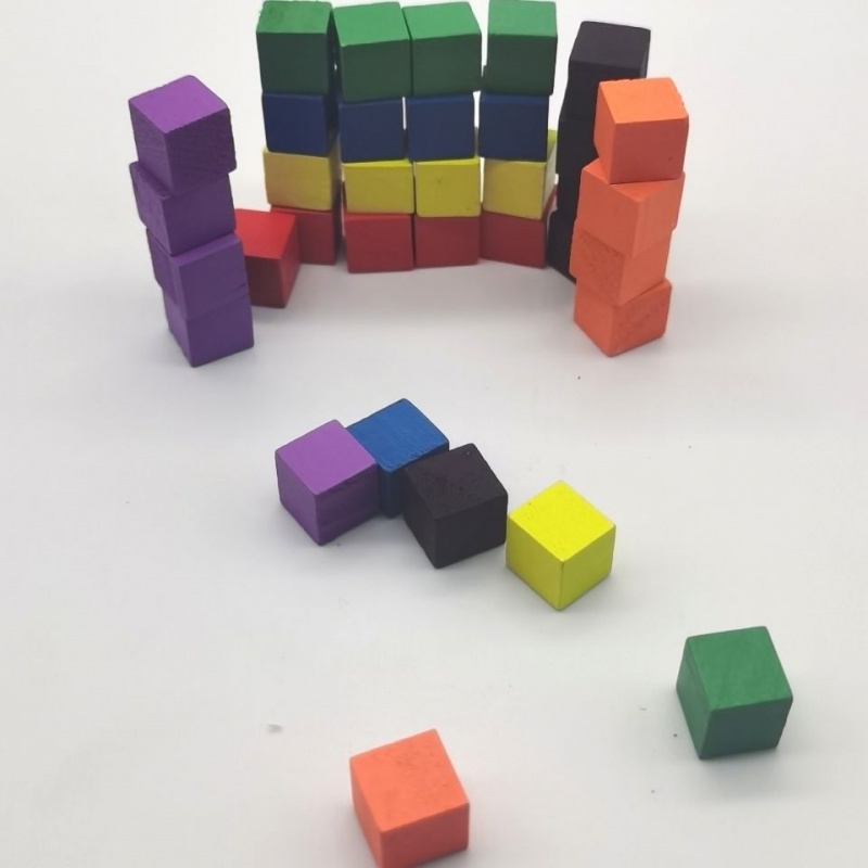 100Pcs/lots 10mm Wood Cubes Co - Board Game Vector 评论和价格