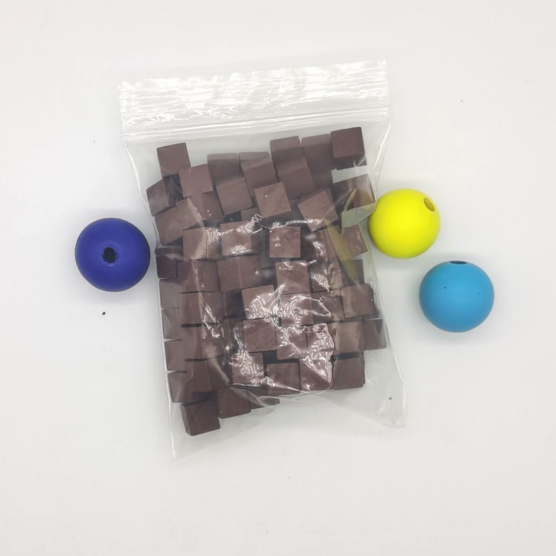 100Pcs/lots 10mm Wood Cubes Co - Board Game Vector 评论和价格
