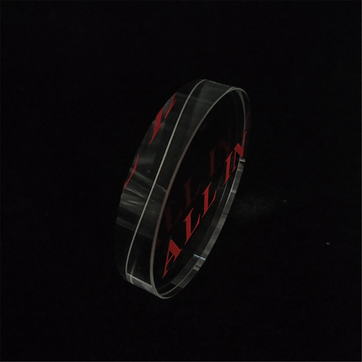 1 Pc Clear Red font Glass ALL  - Board Game Font 评论和价格