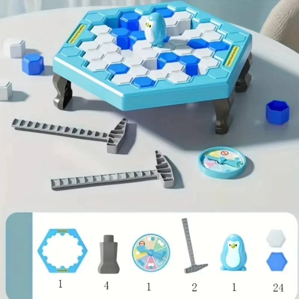 Save Penguin Knocking Ice Toy, - Board Game Jenga 评论和价格