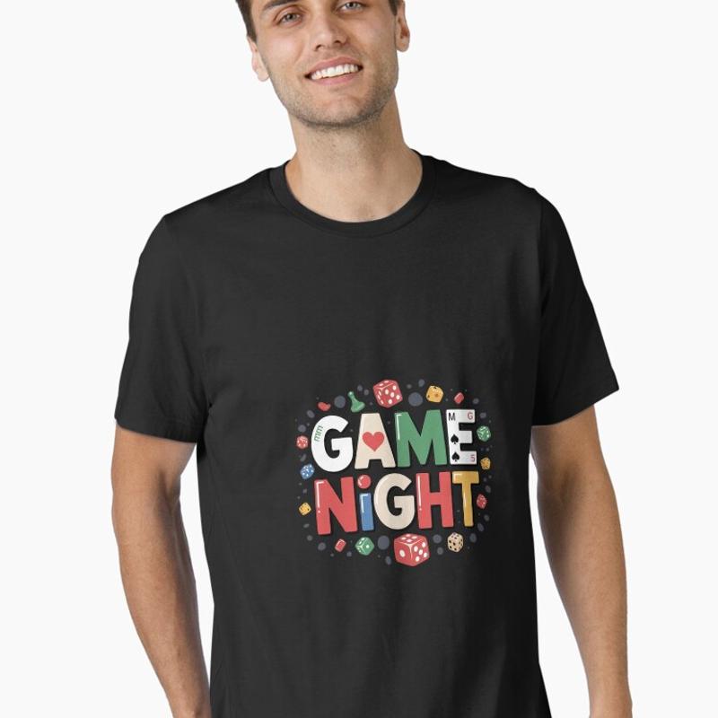 Game Night Host Board Games Tr - Board Game Print 评论和价格