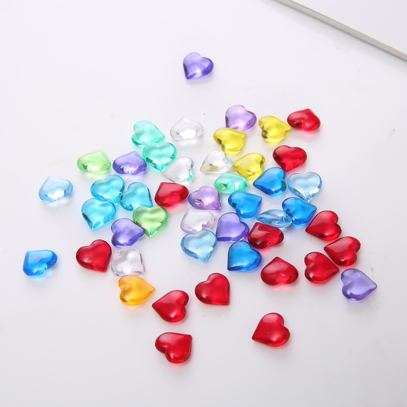 100PCS 10*4mm Heart Shape Acry - Board Game Vector 评论和价格
