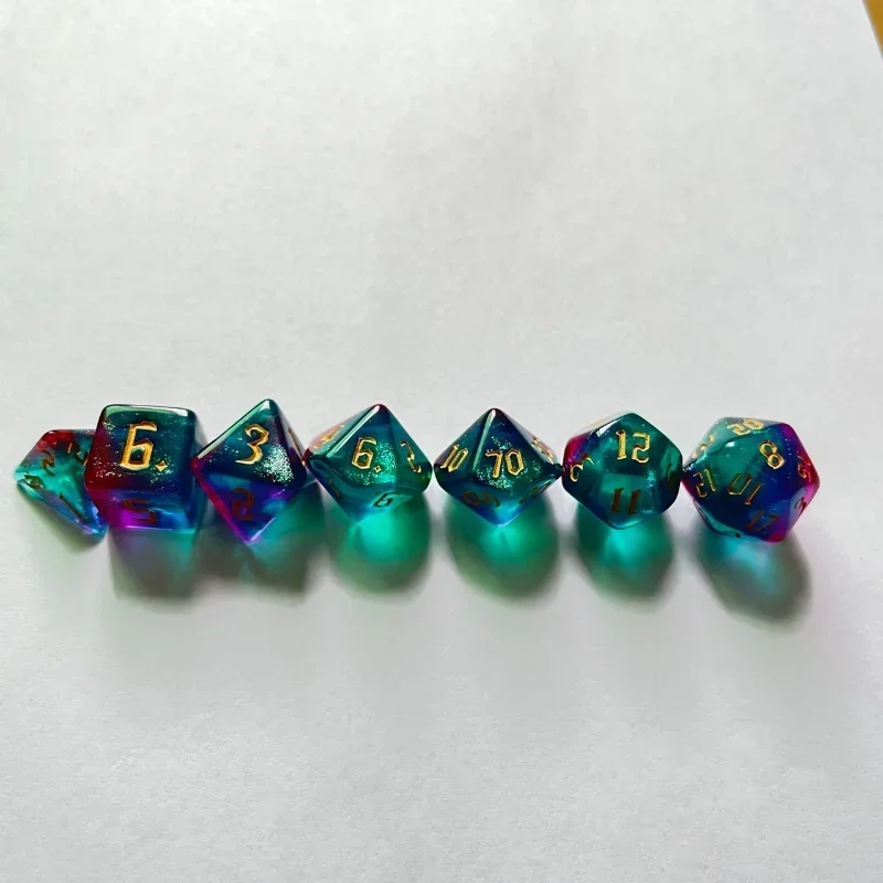 7 Pcs of New Double Colors Dic - Board Game Font 评论和价格