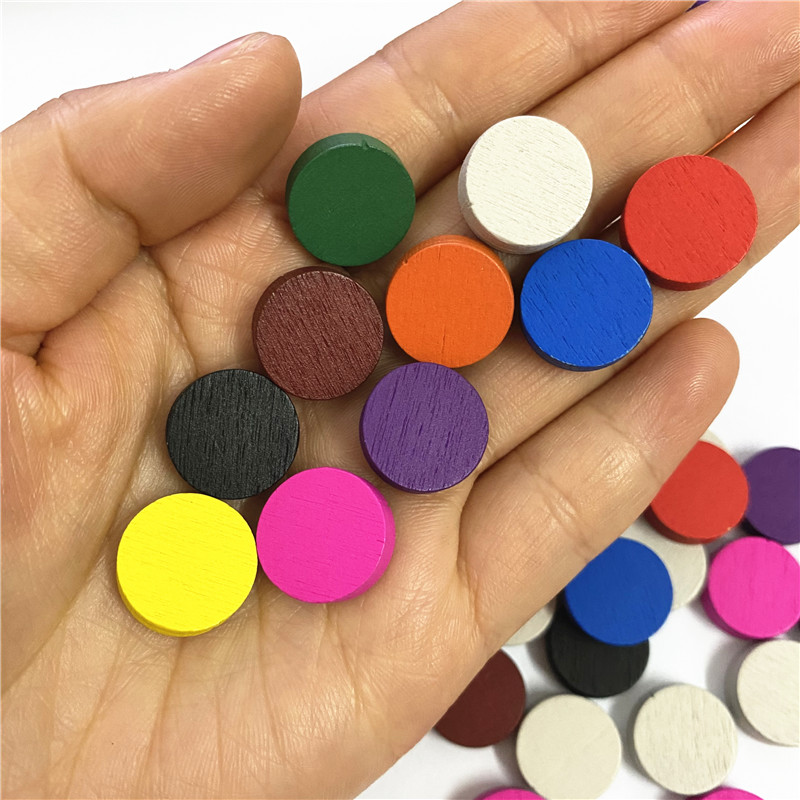 50pieces 15*5MM 11 Colors Wood - Board Game Vector 评论和价格