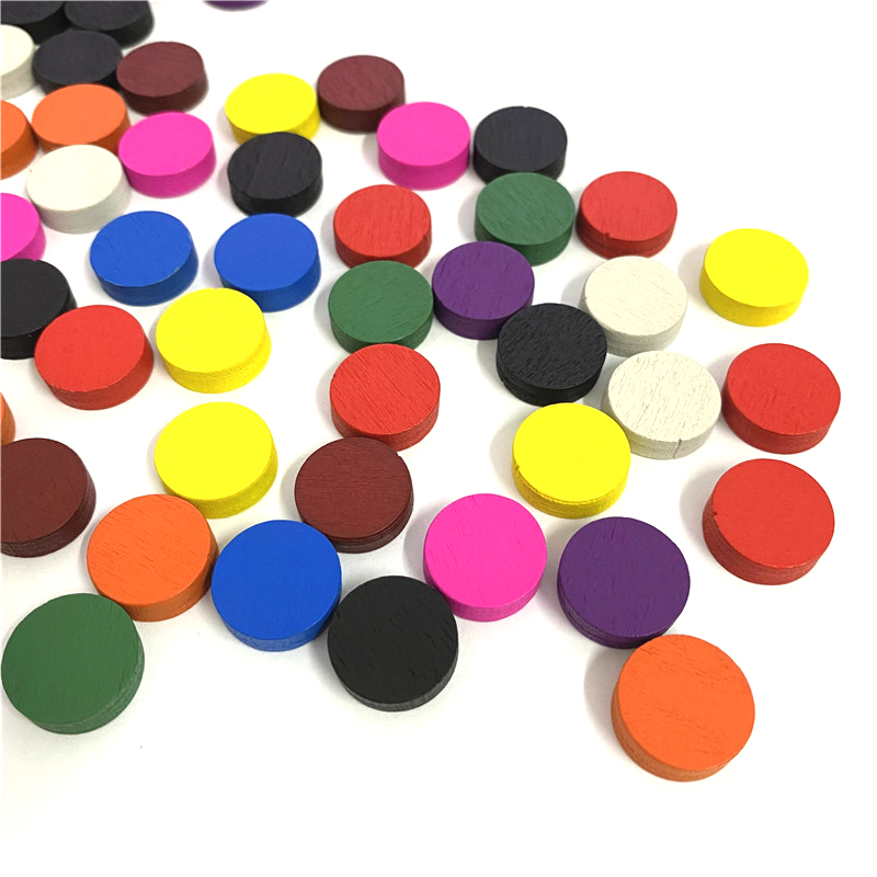 50pieces 15*5MM 11 Colors Wood - Board Game Vector 评论和价格