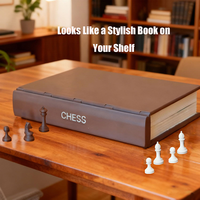 Chess Set 3D Printed Book Fold - Board Game Print 评论和价格