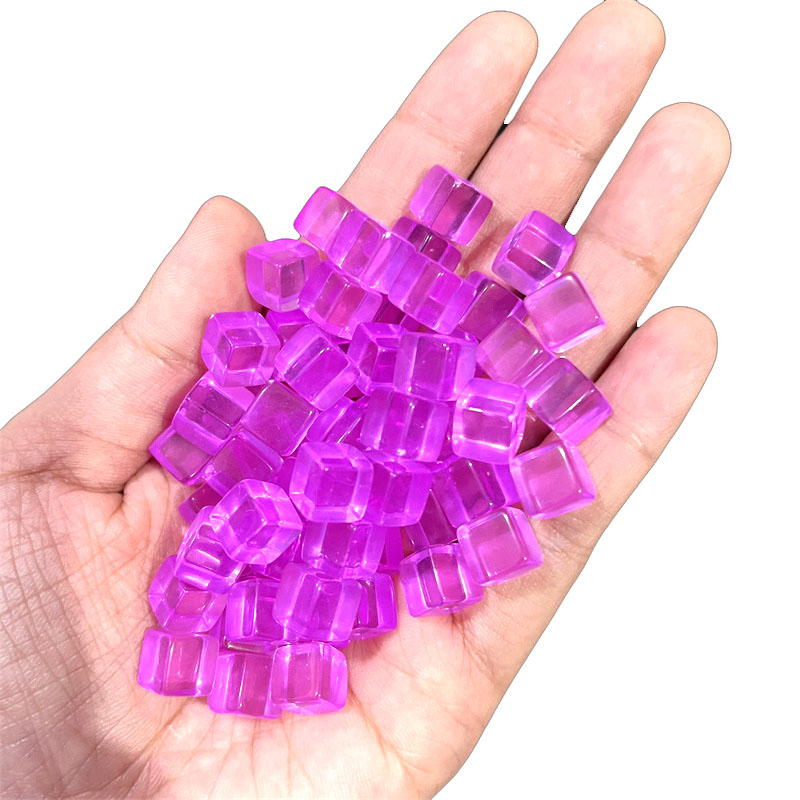 100pcs/set 8mm Clear Cube Dice - Board Game Vector 评论和价格