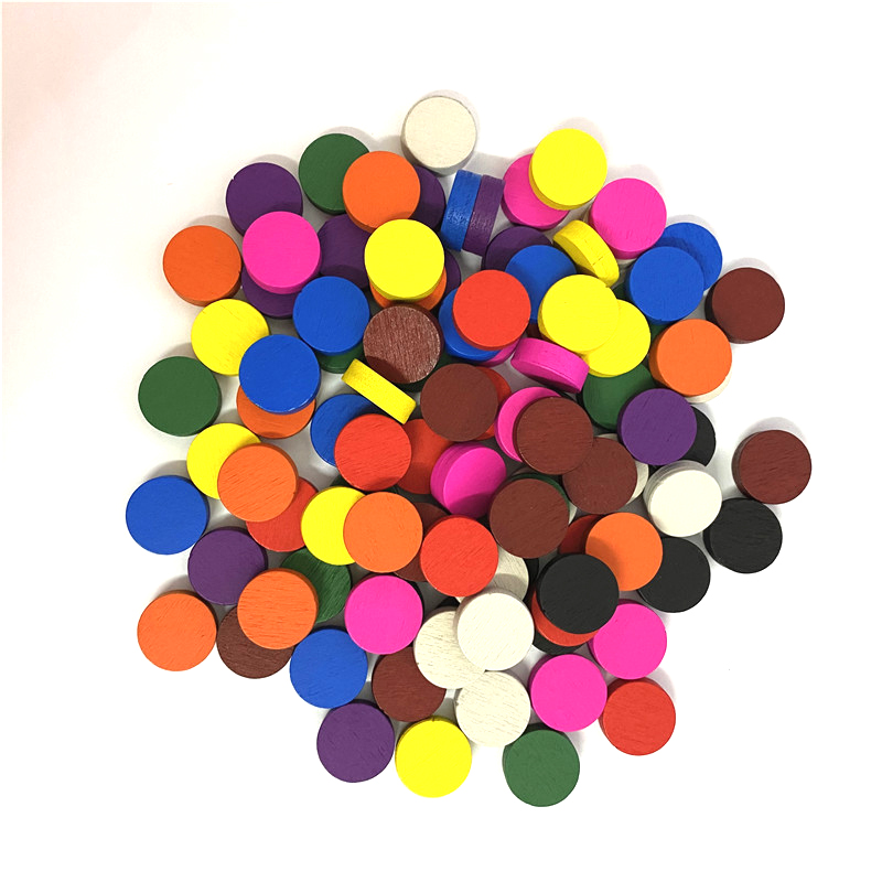 100pieces Diameter 15*5MM Wood - Board Game Vector 评论和价格