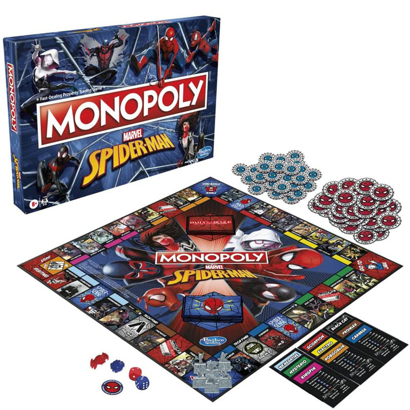 Marvel Spider-Man Monopoly Boa - Board Game Monopoly 评论和价格