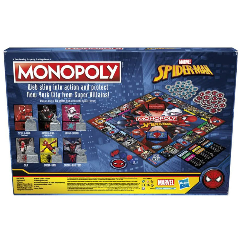 Marvel Spider-Man Monopoly Boa - Board Game Monopoly 评论和价格