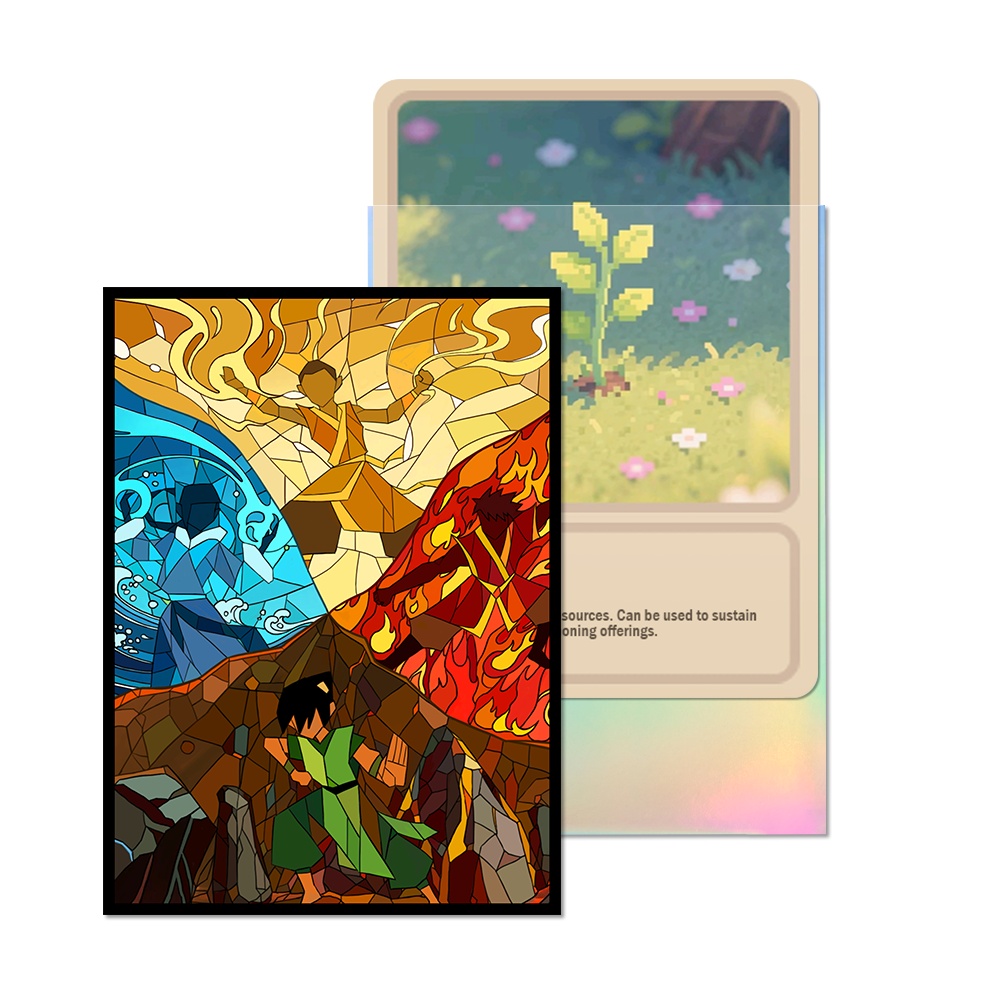 60PCS 66X91mm Holographic Stan - Board Game Print 评论和价格