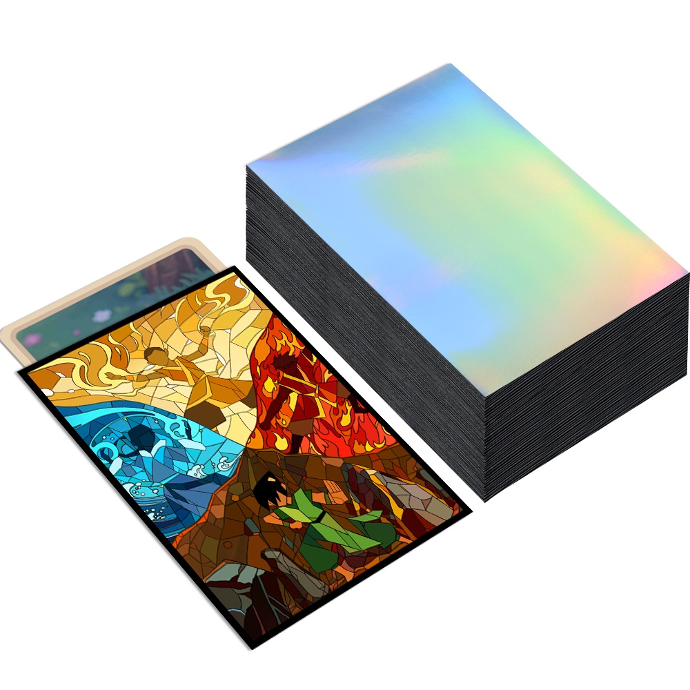60PCS 66X91mm Holographic Stan - Board Game Print 评论和价格