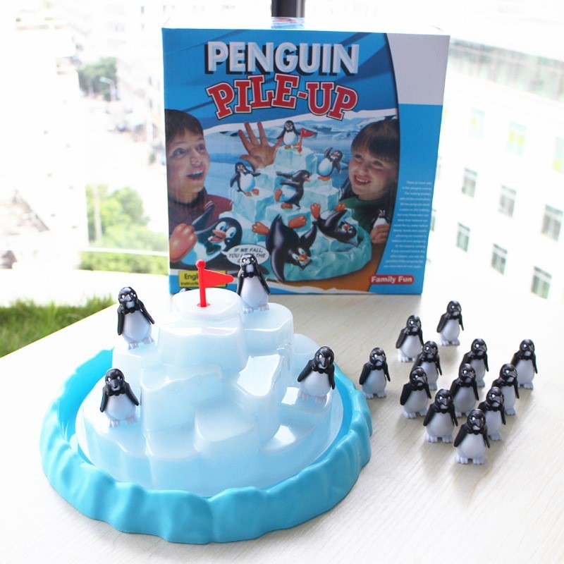 Iceberg Stacked Penguin Balanc - Board Game Jenga 评论和价格