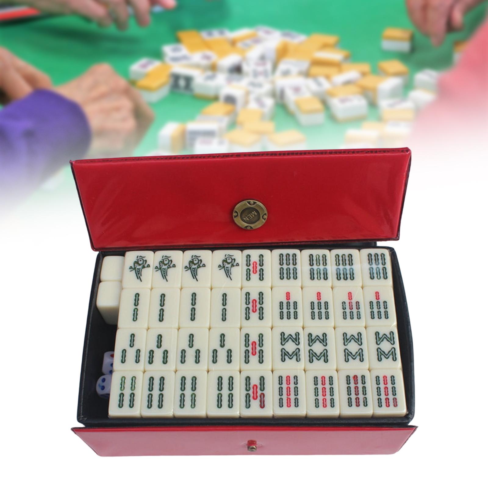 Portable Complete Mahjong Game - Board Game Jenga 评论和价格