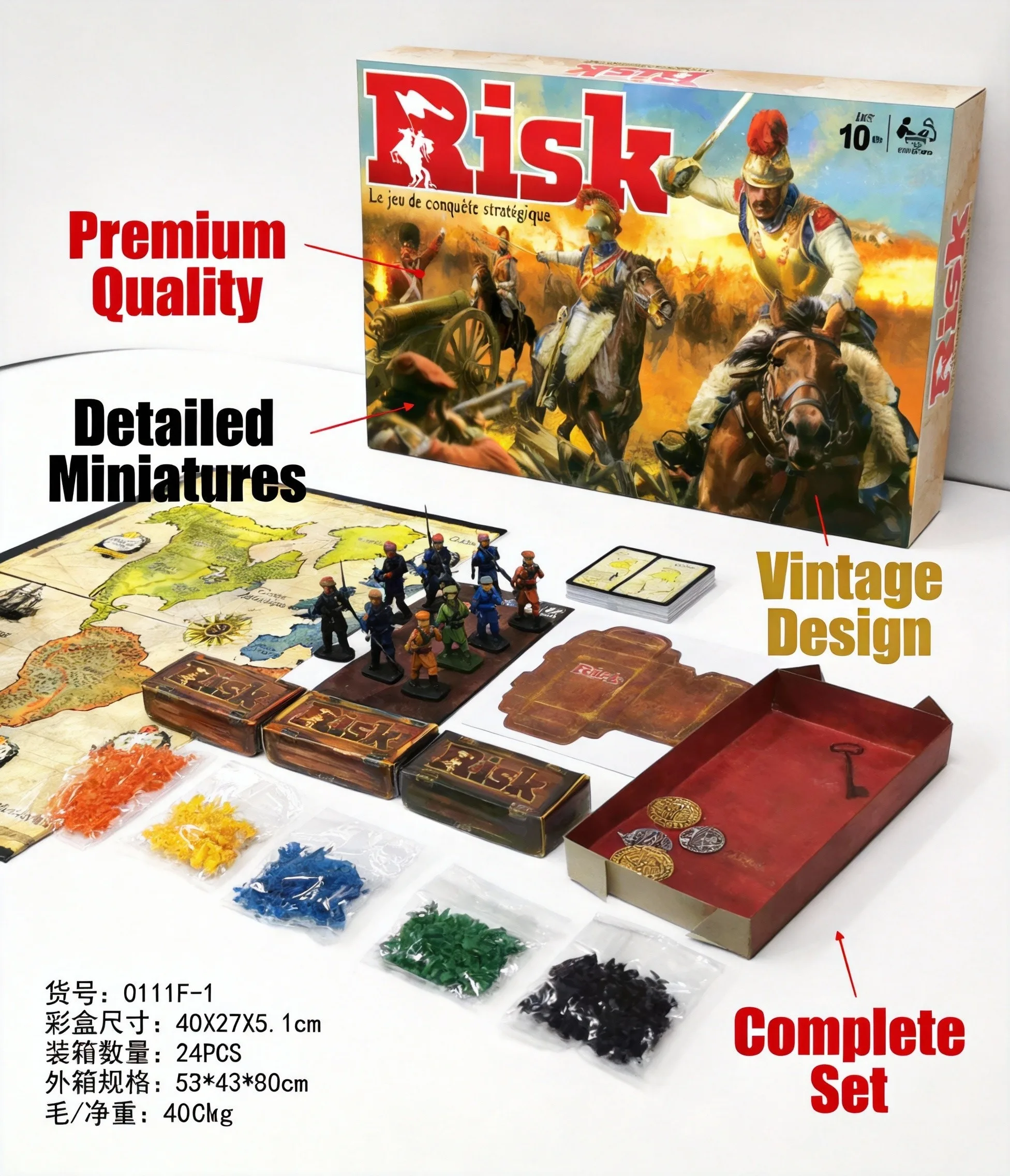 French Risk Strategy Board Gam - Board Game Risk 评论和价格