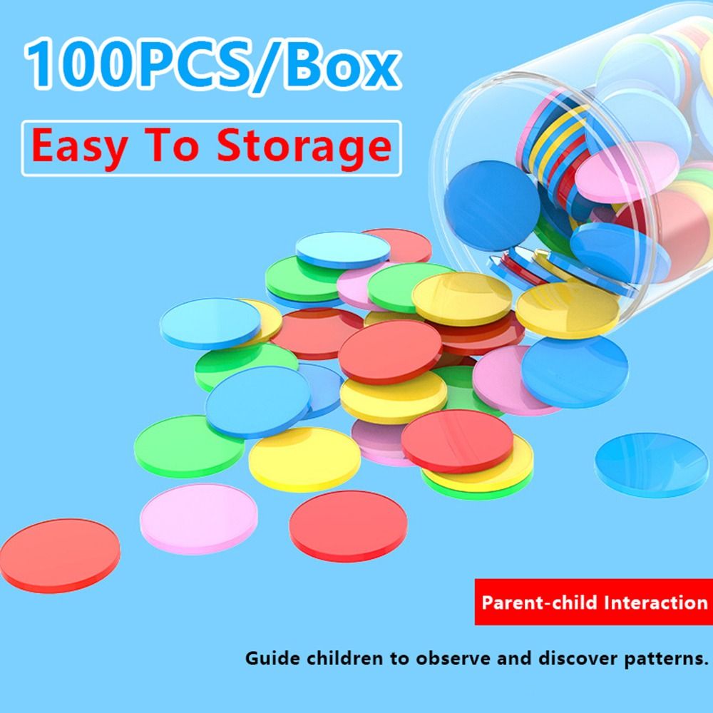 100pcs Plastic Counting Chips  - Board Game Vector 评论和价格