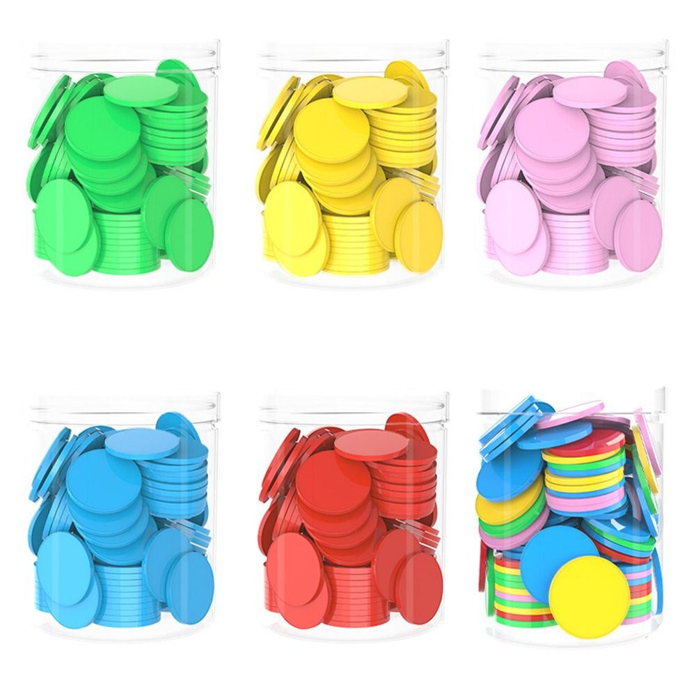 100pcs Plastic Counting Chips  - Board Game Vector 评论和价格