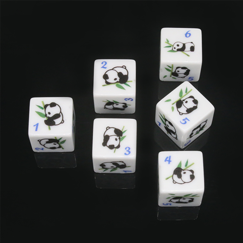 Panda Print 6-sided Game Dice  - Board Game Print 评论和价格