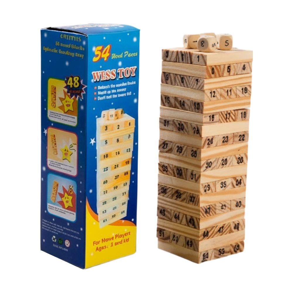 Small Size Wooden Building Blo - Board Game Jenga 评论和价格