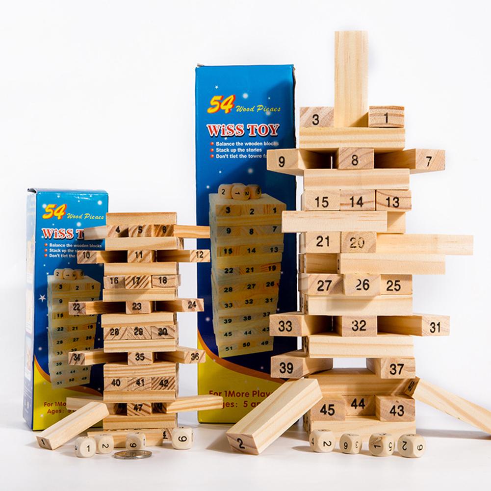 Small Size Wooden Building Blo - Board Game Jenga 评论和价格