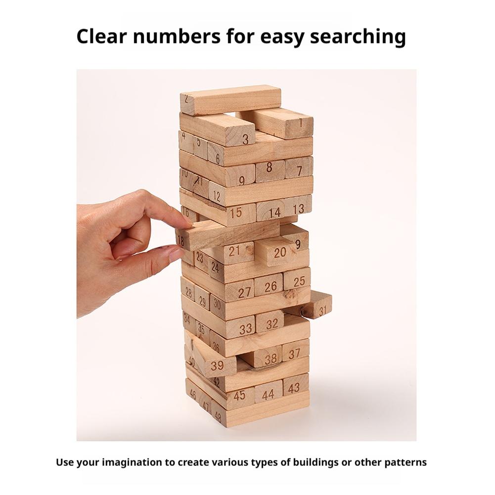 Small Size Wooden Building Blo - Board Game Jenga 评论和价格