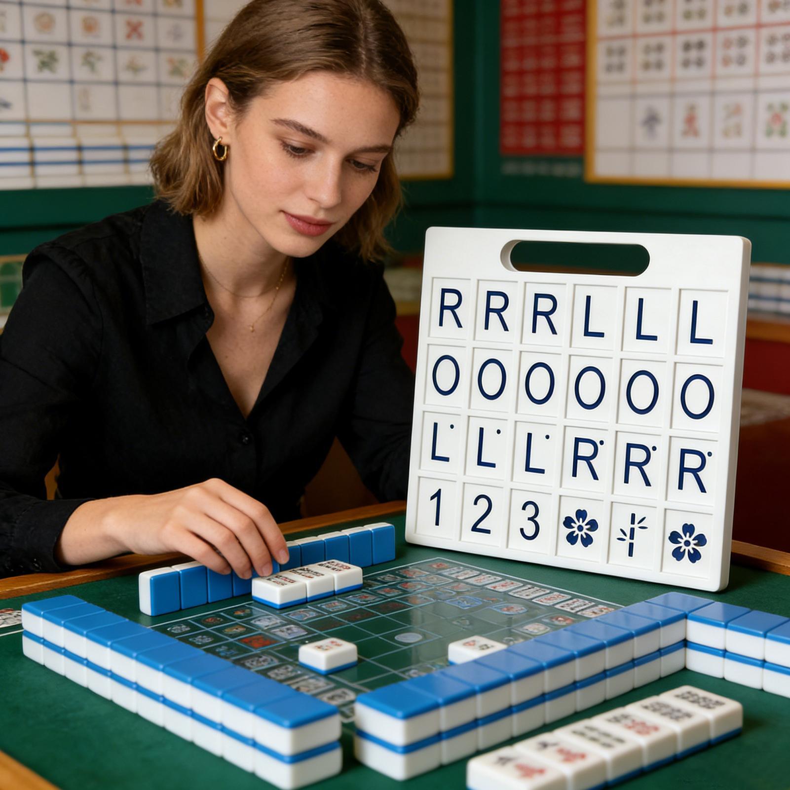 Solo Mahjong Board 24 Slots Po - Board Game Strategi 评论和价格