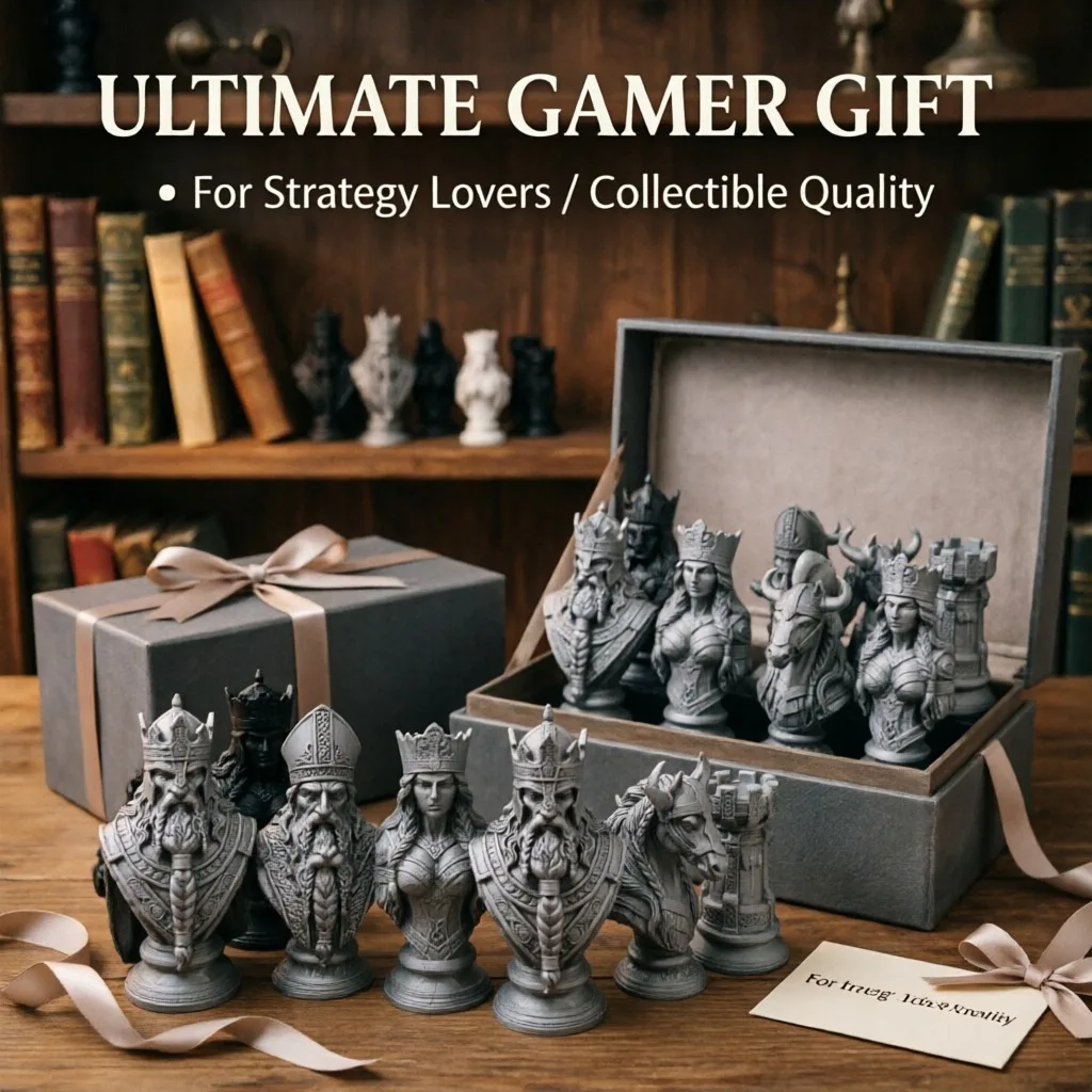10cm 3D Printed Chess Pieces,  - Board Game Print 评论和价格