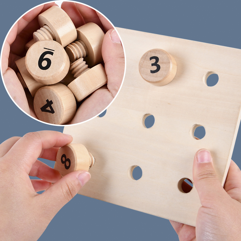 Wooden Tighten The Screws Matc - Board Game Simple 评论和价格