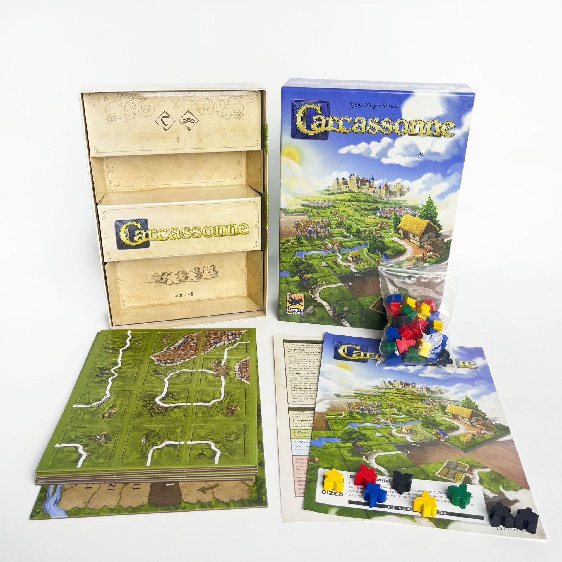 Carcassonne V3.0 Board Game -  - Board Game Vector 评论和价格